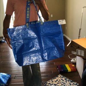 5/30 IKEA Frakta 10gal bag NWT Double handles